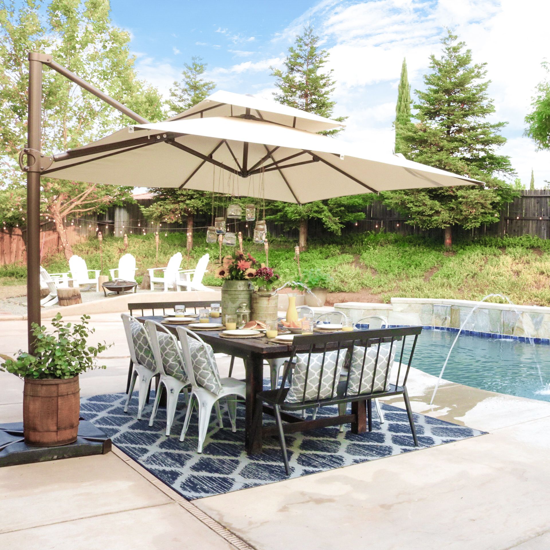 Smart And Cool Large Patio Umbrellas