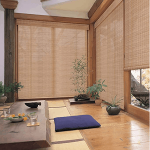 Inspiring And Cozy Bamboo Blind