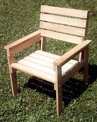 Charming And Beautiful Wooden Garden
  Chairs