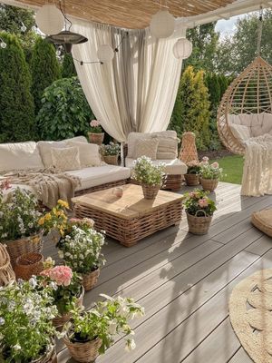 Charming  And Stylish Outdoor Patio
  Designs