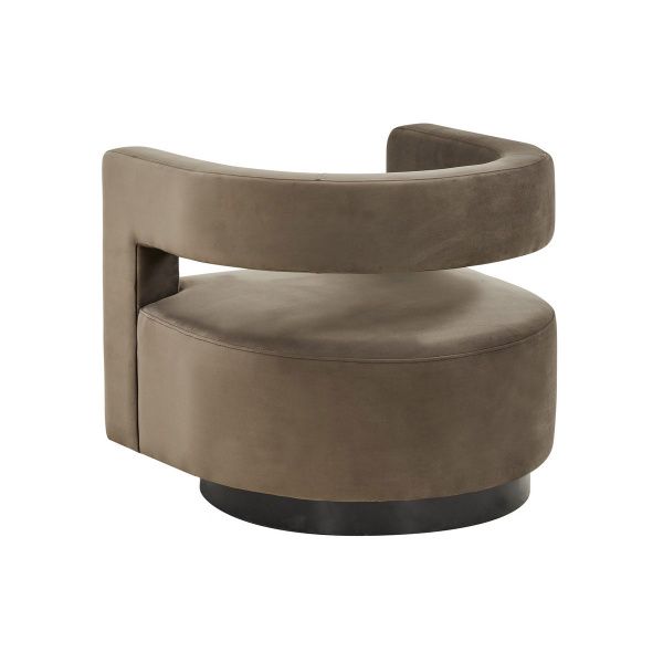 Trendy And Eye-Catchy Dark Grey Swivel
  Chairs