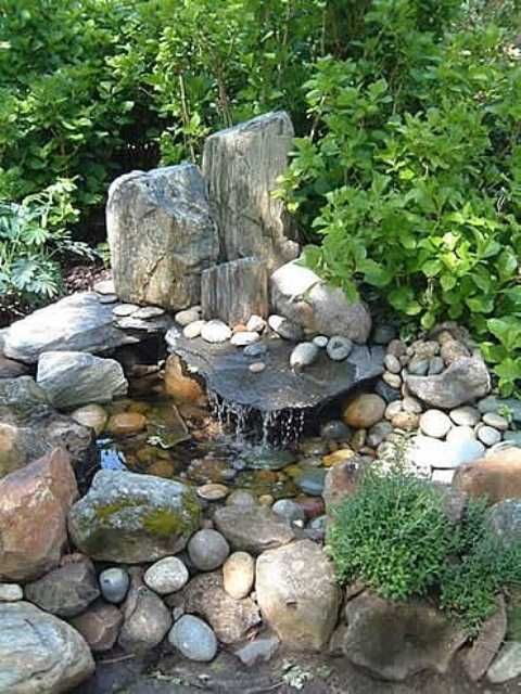 Lovely And Sweet Garden Waterfalls