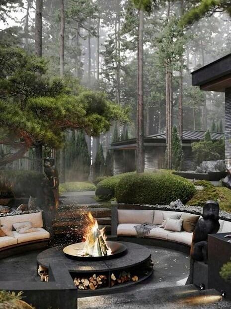 Timeless And Cozy Outdoor Living Room