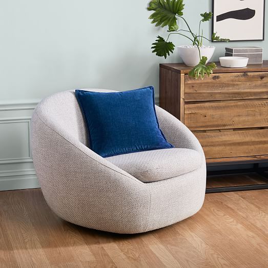 Pretty And Cool Charcoal Swivel Chairs
