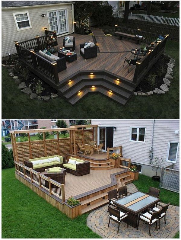 Trendy And Gorgeous Patio Deck