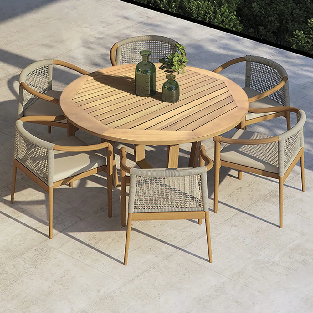 Stylish And Creative Round Patio Table