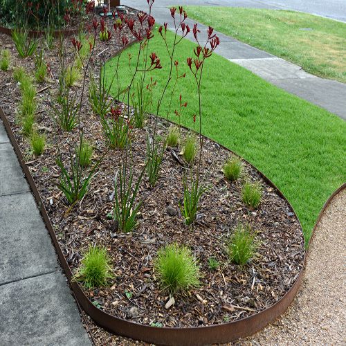 Pretty And Cool Metal Garden Edging