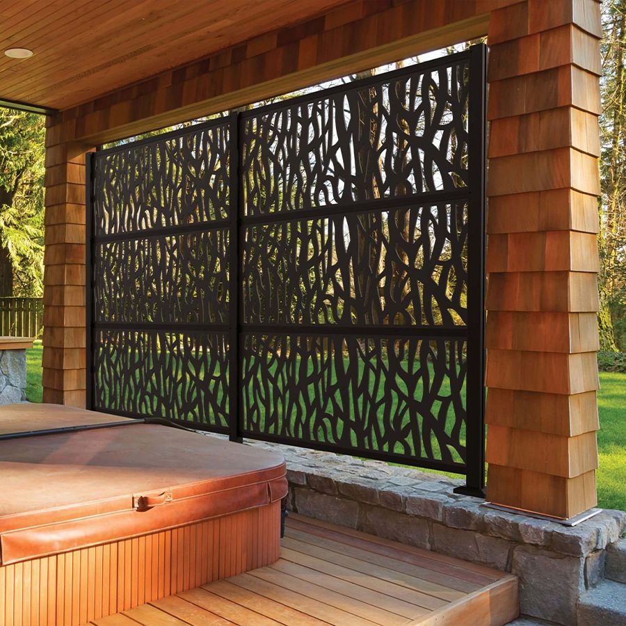 Stylish And Creative Patio Privacy Screen