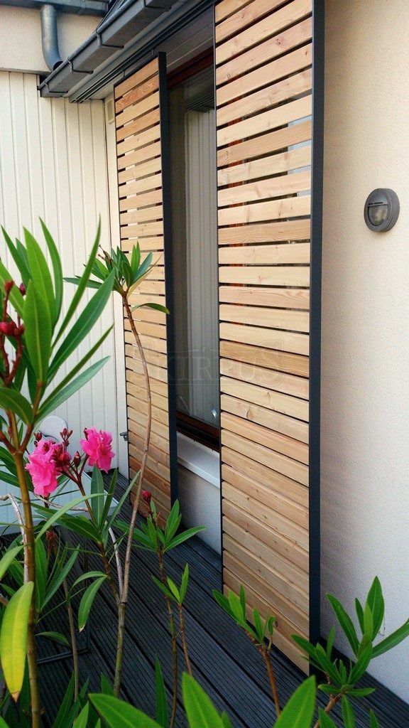 Stylish And Welcoming Outdoor Window
  Shutters