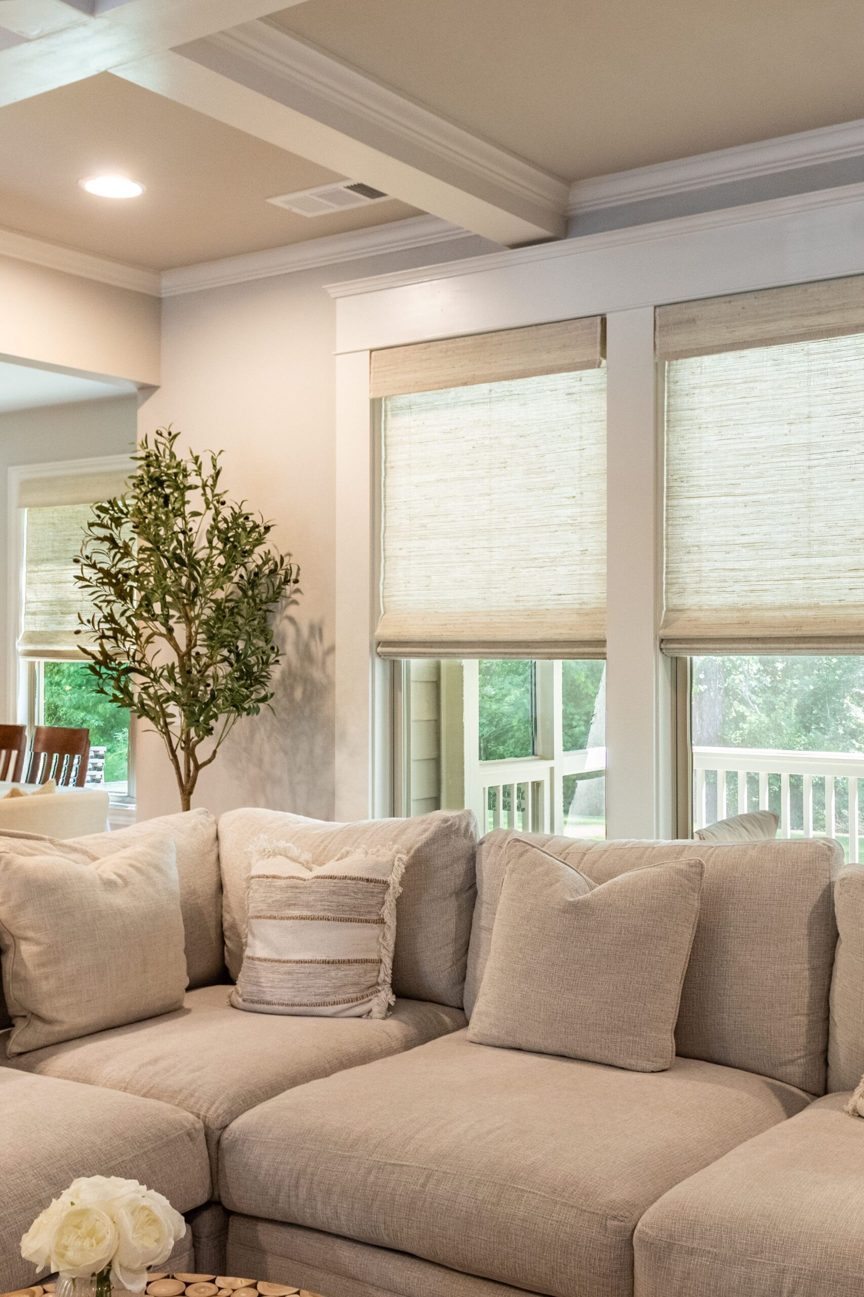Elegant And Timeless Woven Wood Shades