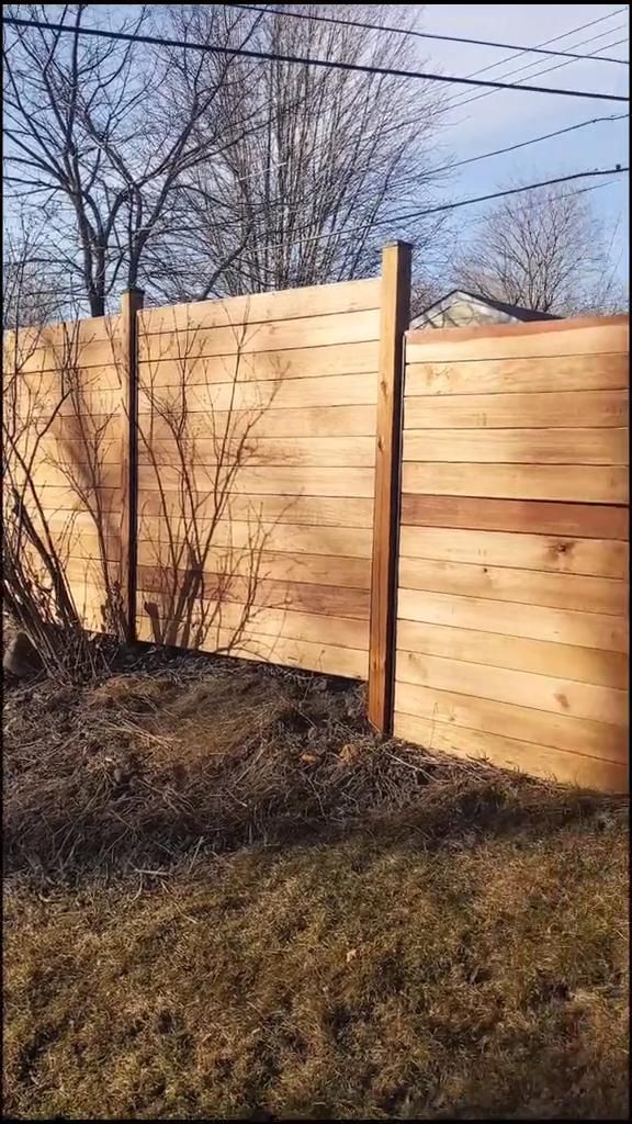 Eye-Catchy Backyard Fence
