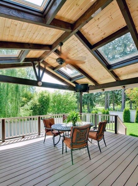 Trendy And Eye-Catchy Best Deck Roof Ideas