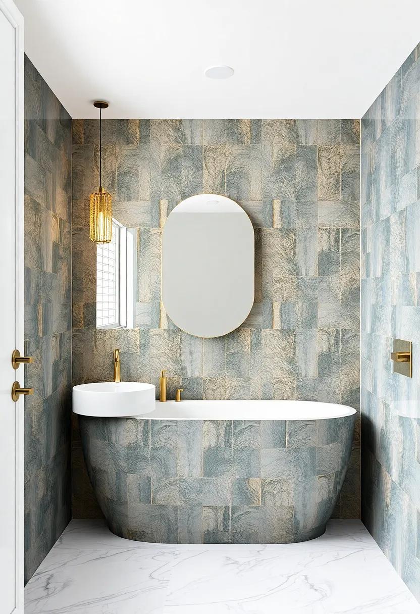 Glamorous Metallic Accents: Introducing Shine ⁢and Luster to Your Ensuite Design