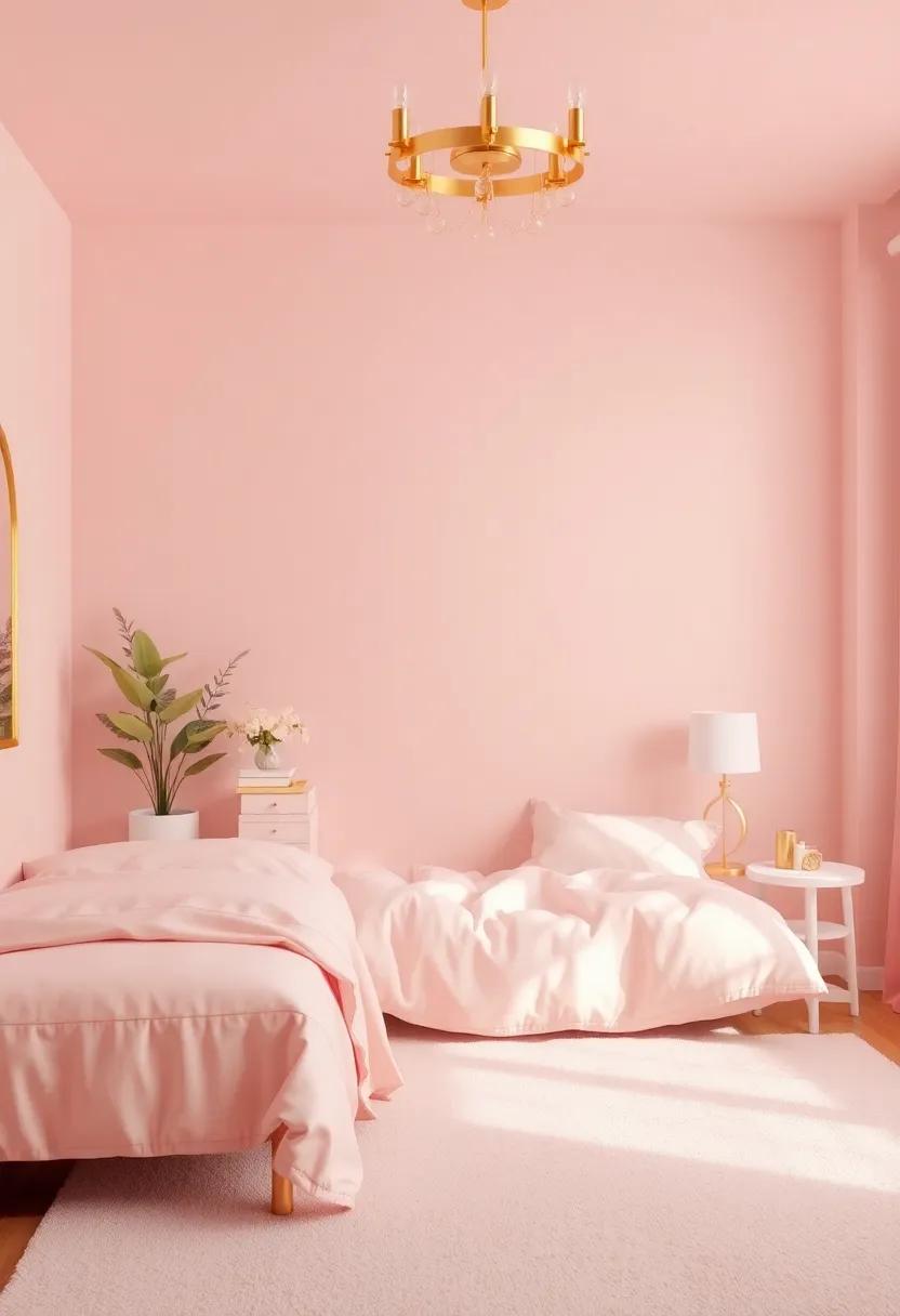 Dreamy Color Combinations:‌ Blending Soft Pink and Radiant Gold for a⁤ Cozy Atmosphere